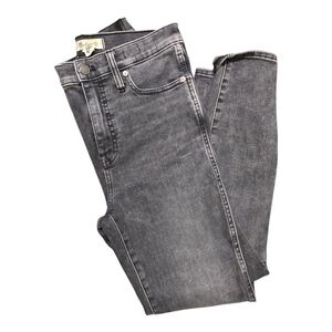 Madewell Size 29 Women's Skinny Cropped Black Wash Jeans